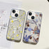 iPhone 15 Printed Double-Layer Transparent Magnetic Suction Phone Case