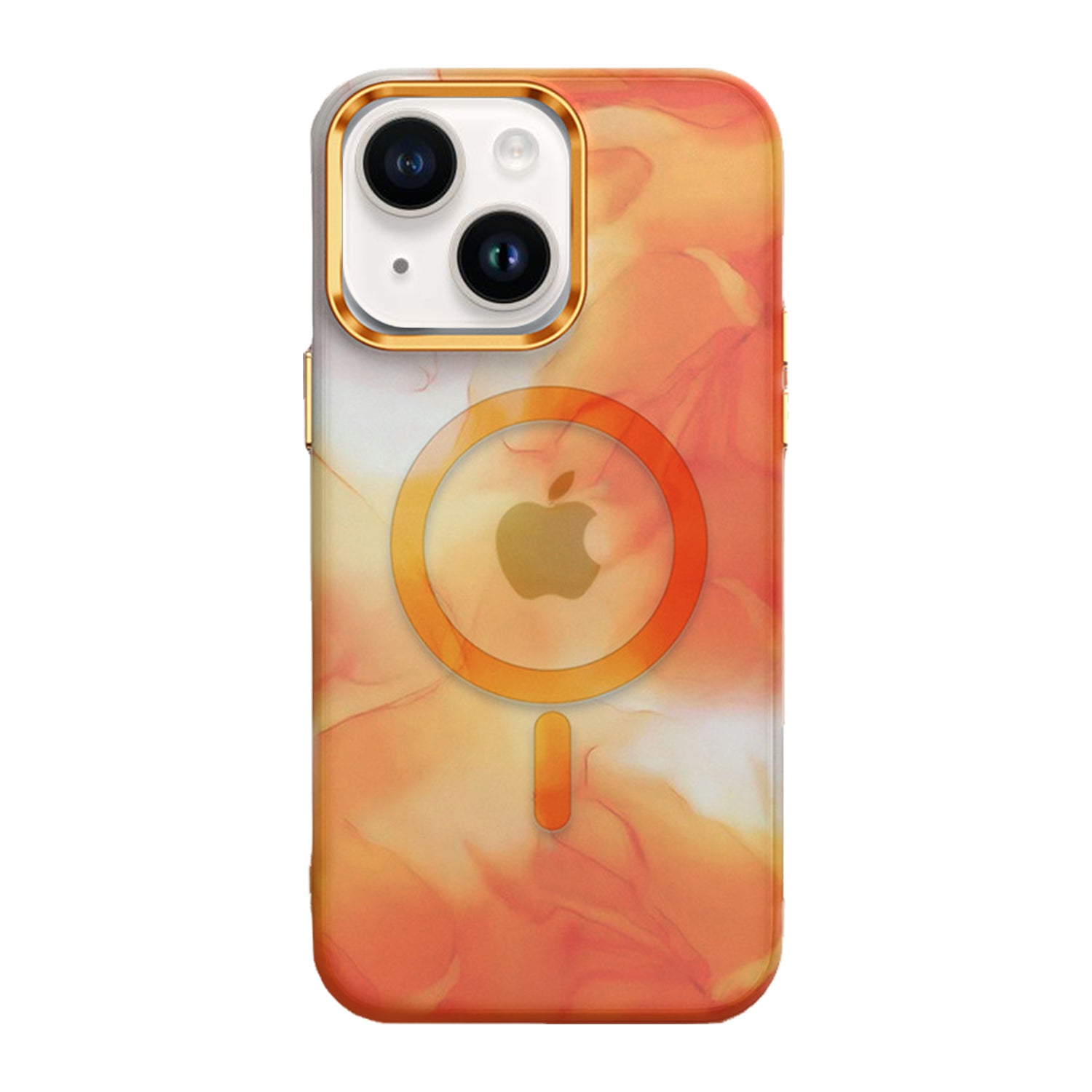 iPhone 15 Ink Colorful Magnetic Phone Case