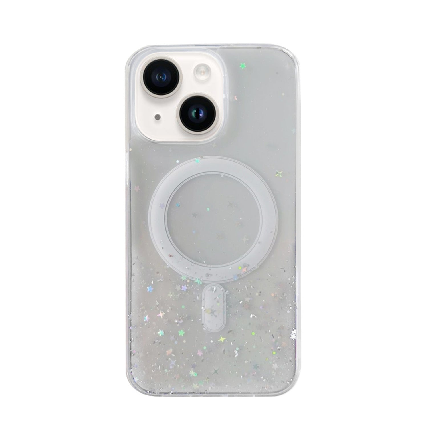 iPhone 15 Luxury Sparkly Cover for , Clear Shockproof Silicone Bumper Case