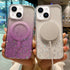 iPhone 15 Luxury Sparkly Cover for , Clear Shockproof Silicone Bumper Case