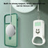 iPhone 15 Plus Magsafe with Stand Translucent Back Slim Protective Phone Case Comes with Same Color Lens Film