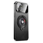 iPhone 15 Plus With Gyro Pressure Holder Shockproof Slim Magnetic Attraction Shockproof Phone Cover Case