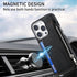 iPhone 15 Pro Max Magsafe Wireless Zippered Leather Case