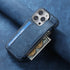 iPhone 15 Pro Magsafe Wireless Zippered Leather Case