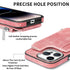 iPhone 15 Pro Magsafe Wireless Zippered Leather Case