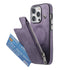 iPhone 15 Pro Magsafe Wireless Zippered Leather Case