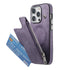 iPhone 15 Pro Max Magsafe Wireless Zippered Leather Case