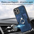 iPhone 15 Pro Solid Vintage Hardware Ring Leather Case