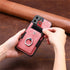 iPhone 15 Pro Solid Vintage Hardware Ring Leather Case