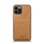 iPhone 15 Pro With Wallet Bracket Protective Leather Case