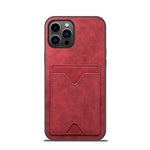 iPhone 15 Pro Max With Wallet Bracket Protective Leather Case