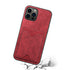 iPhone 15 Pro With Wallet Bracket Protective Leather Case