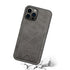 iPhone 15 Pro Max With Wallet Bracket Protective Leather Case