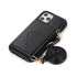 iPhone 15 Pro Max Triangle Crossbody Multifunctional Card Insertion Leather Case