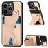 iPhone 15 Pro Multi Angle Bracket Card Insertion Magnetic Suction Anti Drop Case