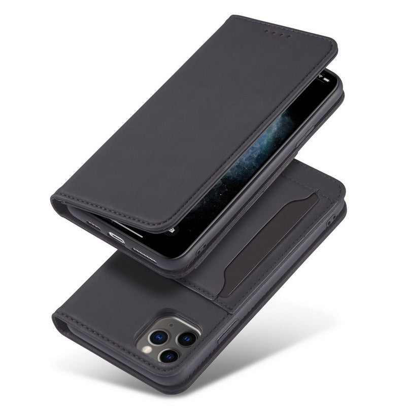 iPhone 15 Pro Max Flip Leather Sheath Phone Case