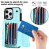 iPhone 15 Pro Max Card Holding Crossbody Lanyard Case