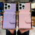 iPhone 15 Pro Texture Multifunctional Insert card Phone Case