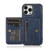 iPhone 15 Pro Wallet Case Credit Card Holder, Premium Leather Durable Kickstand Magnetic Protective Cover