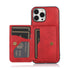 iPhone 15 Pro Wallet Case Credit Card Holder, Premium Leather Durable Kickstand Magnetic Protective Cover