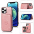 iPhone 15 Pro Wallet Case Credit Card Holder, Premium Leather Durable Kickstand Magnetic Protective Cover