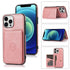 iPhone 15 Pro Max Wallet Case Credit Card Holder, Premium Leather Durable Kickstand Magnetic Protective Cover