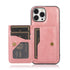 iPhone 15 Pro Wallet Case Credit Card Holder, Premium Leather Durable Kickstand Magnetic Protective Cover