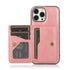 iPhone 15 Pro Max Wallet Case Credit Card Holder, Premium Leather Durable Kickstand Magnetic Protective Cover