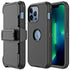 iPhone 15 Pro With Kickstand Belt Clip Full Protection Heavy Duty Case