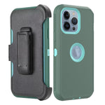 iPhone 15 Pro Max With Kickstand Belt Clip Full Protection Heavy Duty Case