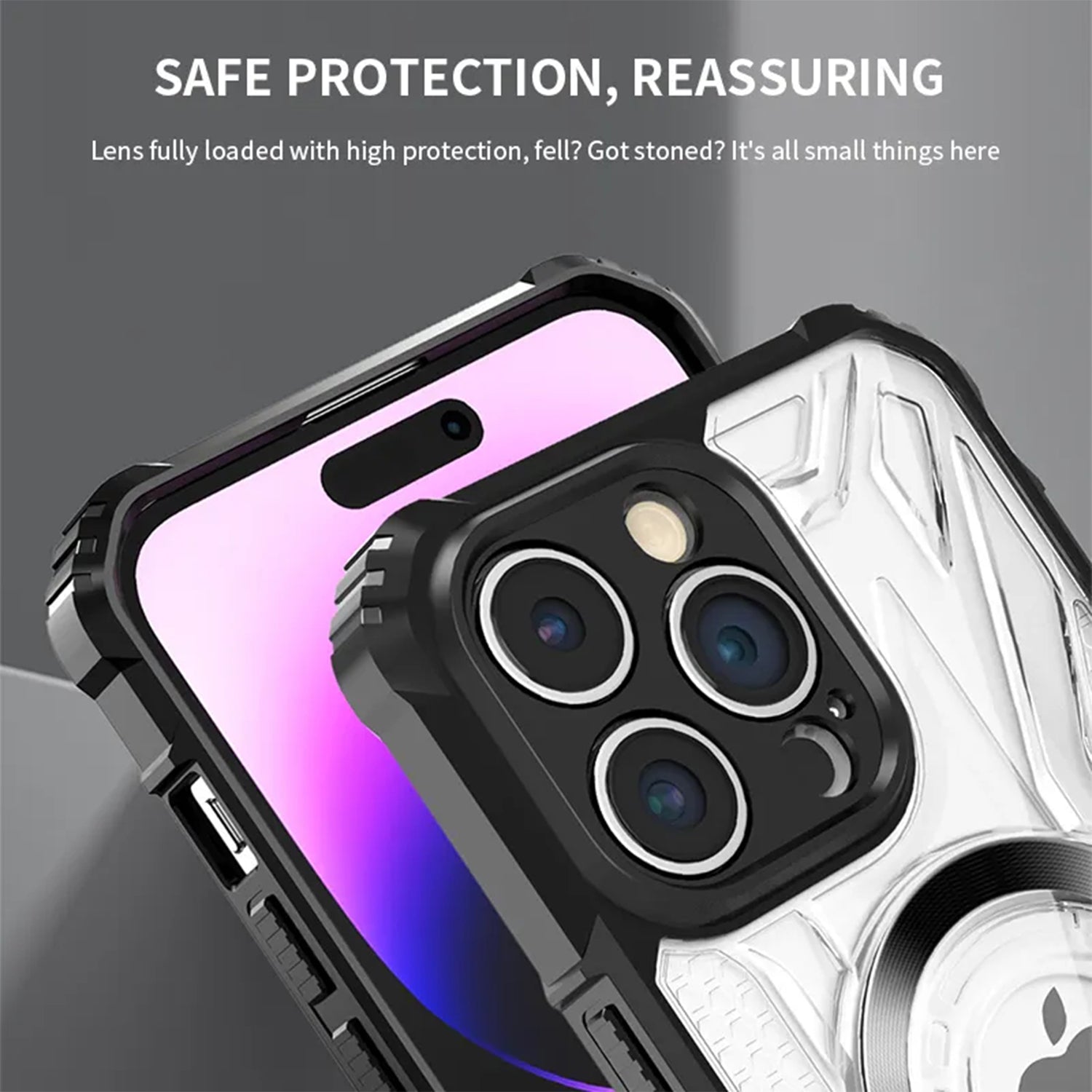 iPhone 15 Pro Max CD Texture Anti Drop Magnetic Phone Case