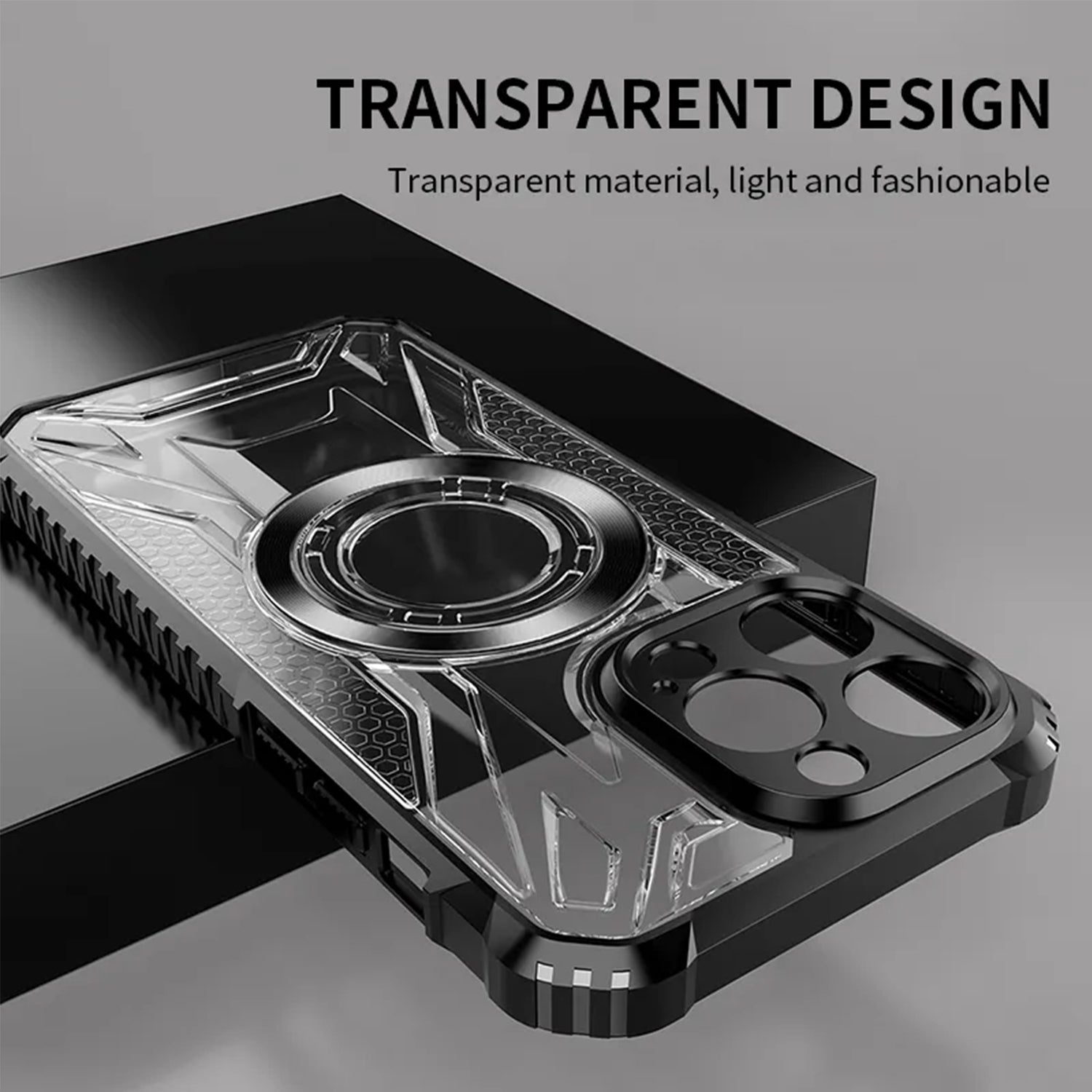 iPhone 15 Pro Max CD Texture Anti Drop Magnetic Phone Case