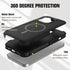 iPhone 15 Pro Max Car Mounted Magnetic Suction 2in1 Frosted Anti Fall Phone Case