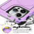 iPhone 15 Pro Max Car Mounted Magnetic Suction 2in1 Frosted Anti Fall Phone Case