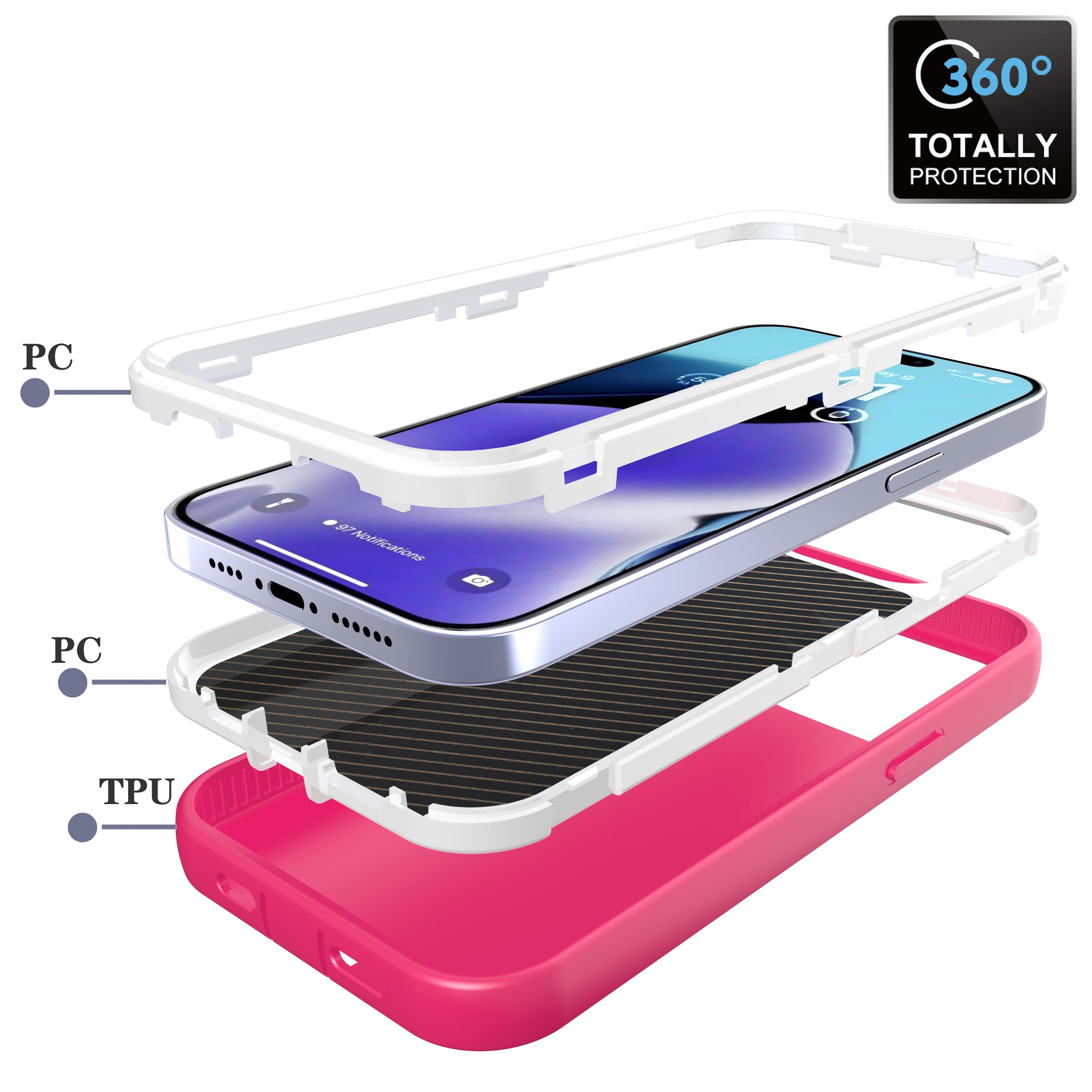 iPhone 15 Pro Max Silicone Drop Phone Case