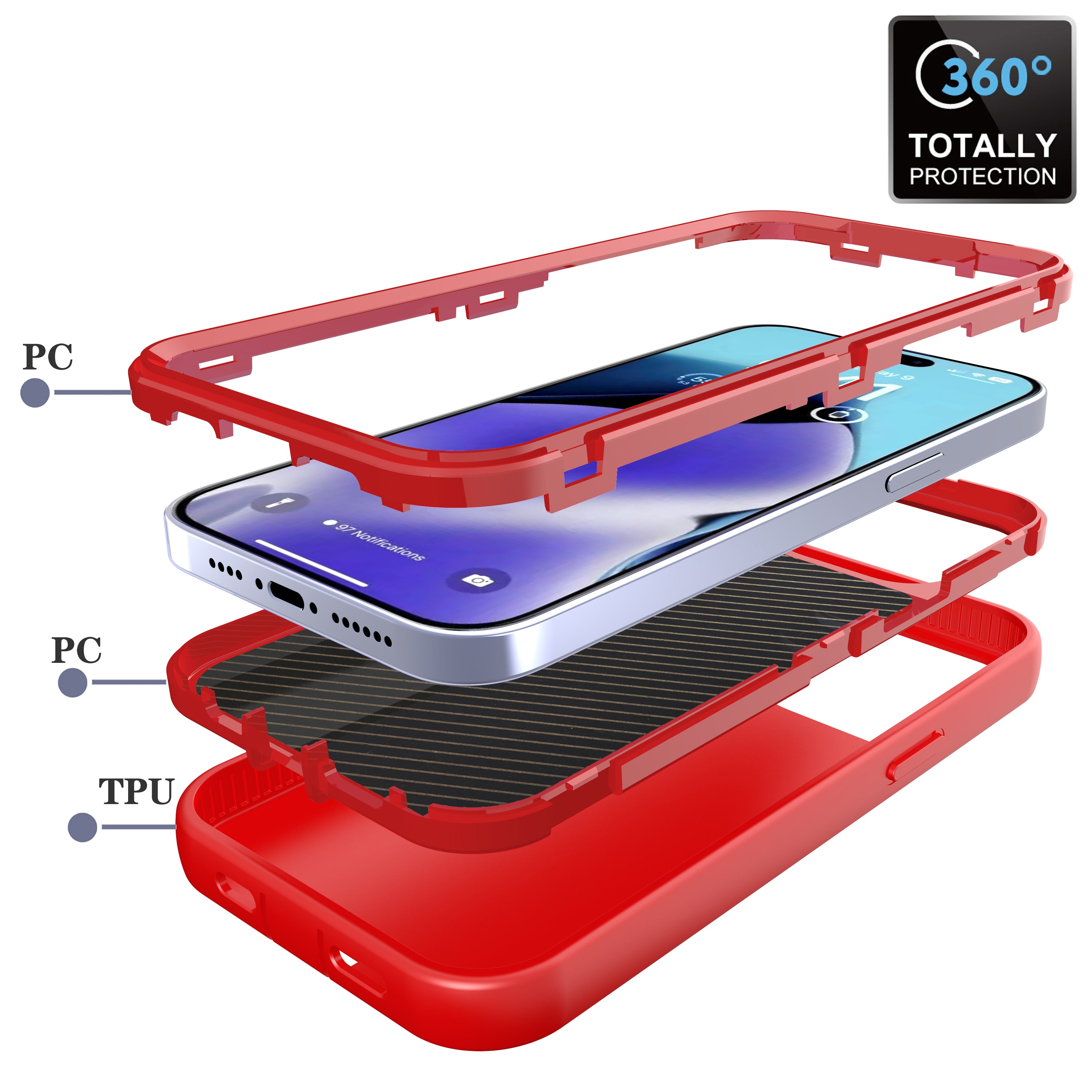 iPhone 15 Pro Max Silicone Drop Phone Case