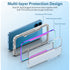 iPhone 15 Pro Max Full Body Bumper Case With Clear Back Panel Protector