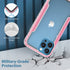 iPhone 15 Pro Full Body Bumper Case With Clear Back Panel Protector