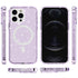 iPhone 15 Pro Max Magnetic Attraction Gradient Shiny Transparency Case