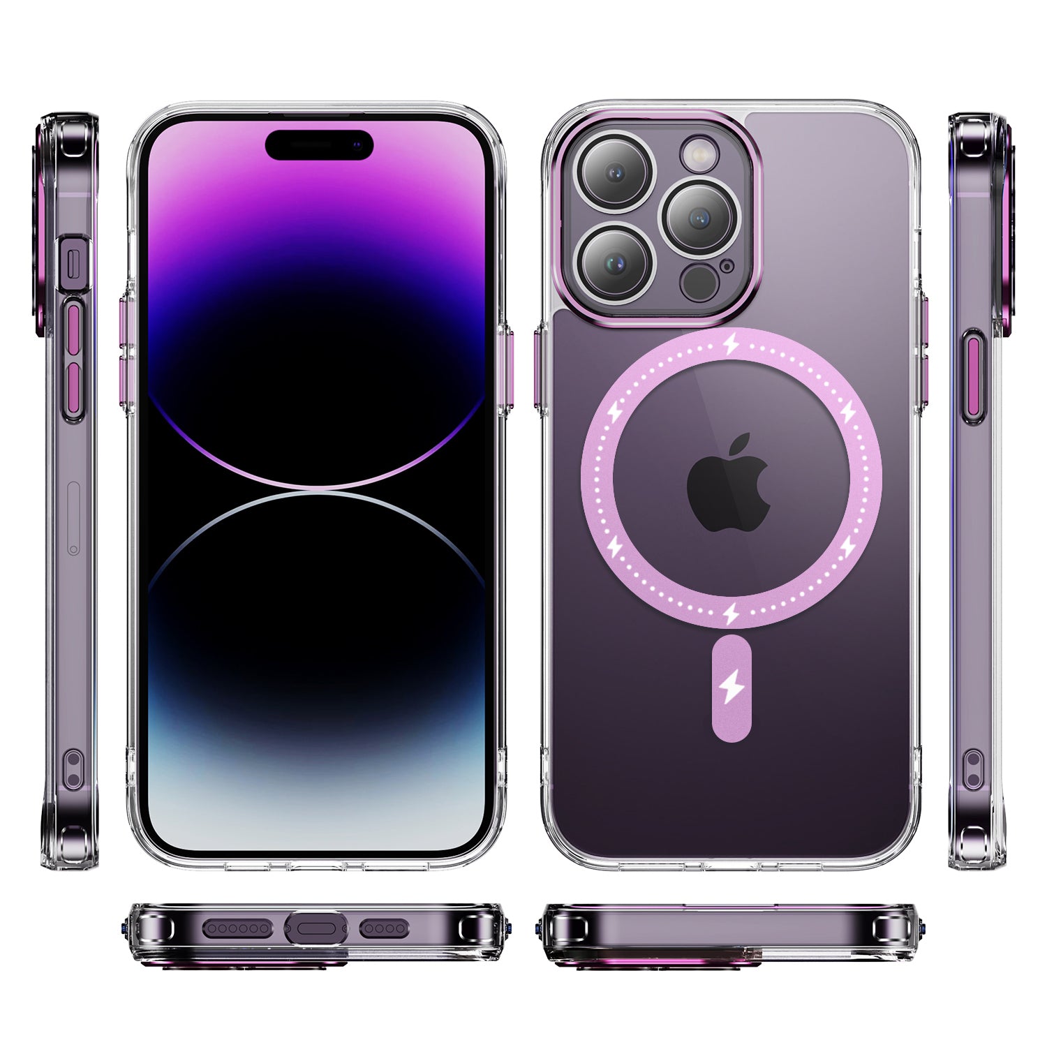 iPhone 15 Pro Max Magnetic Transparency Case