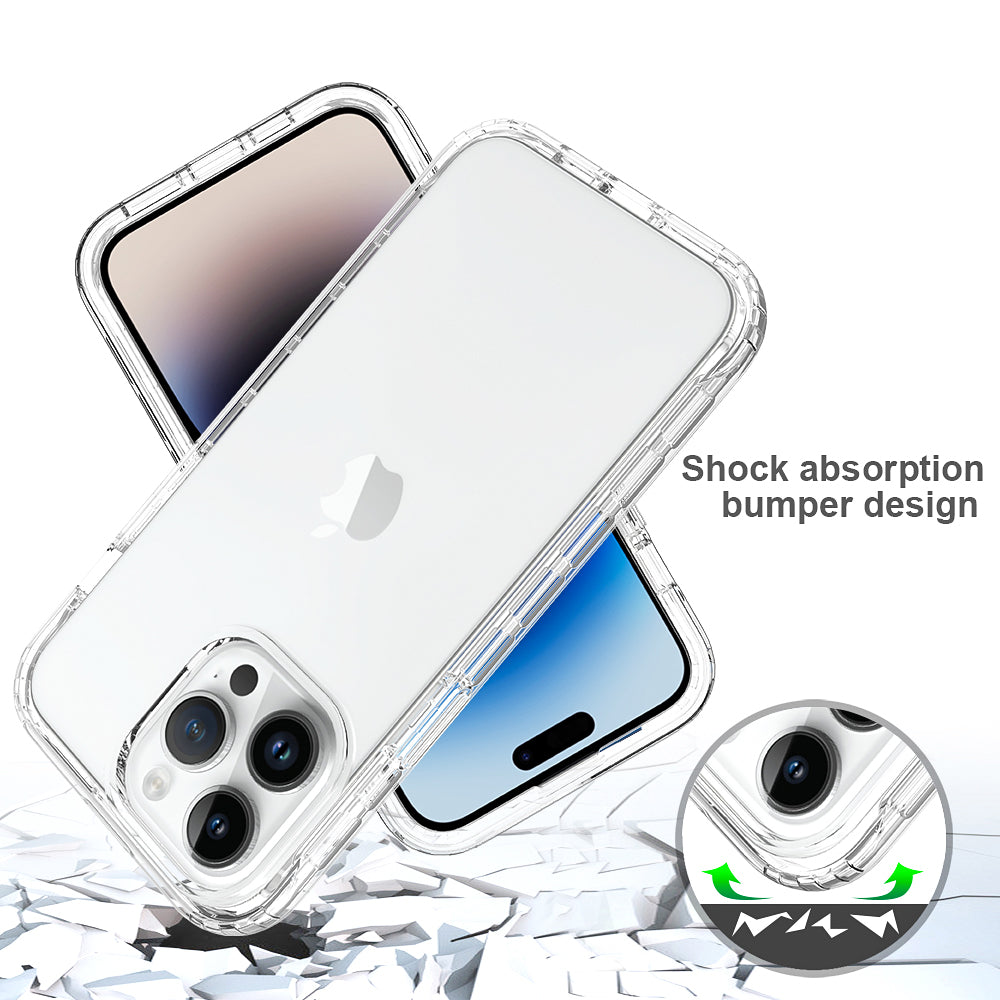 iPhone 15 Pro HD (Hybrid) Gradient Transparent Clear Case