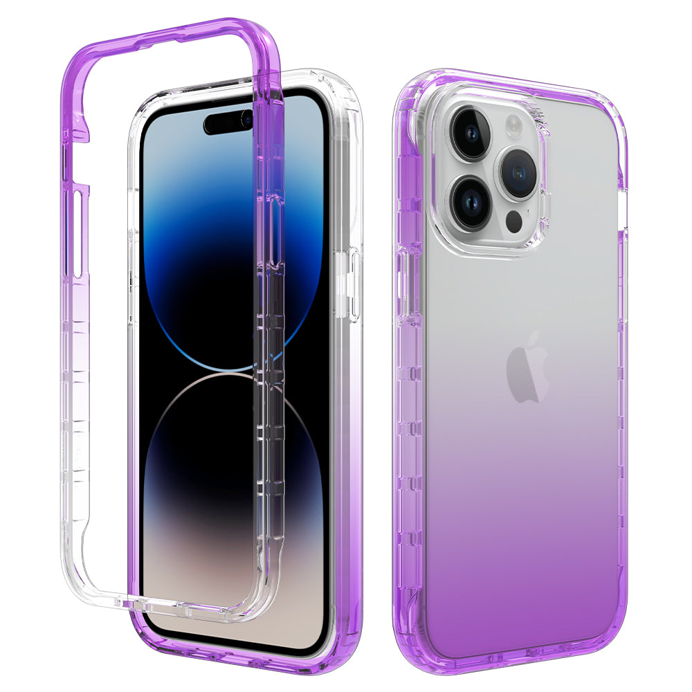 iPhone 15 Pro HD (Hybrid) Gradient Transparent Clear Case