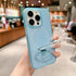 iPhone 15 Pro Max Translucency Magnetic Suction Bracket Phone Case