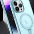 iPhone 15 Pro Translucency Magnetic Suction Bracket Phone Case