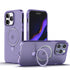 iPhone 15 Pro Translucency Magnetic Suction Bracket Phone Case