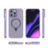 iPhone 15 Pro Translucency Magnetic Suction Bracket Phone Case