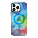 iPhone 15 Pro Max Ink Colorful Magnetic Phone Case