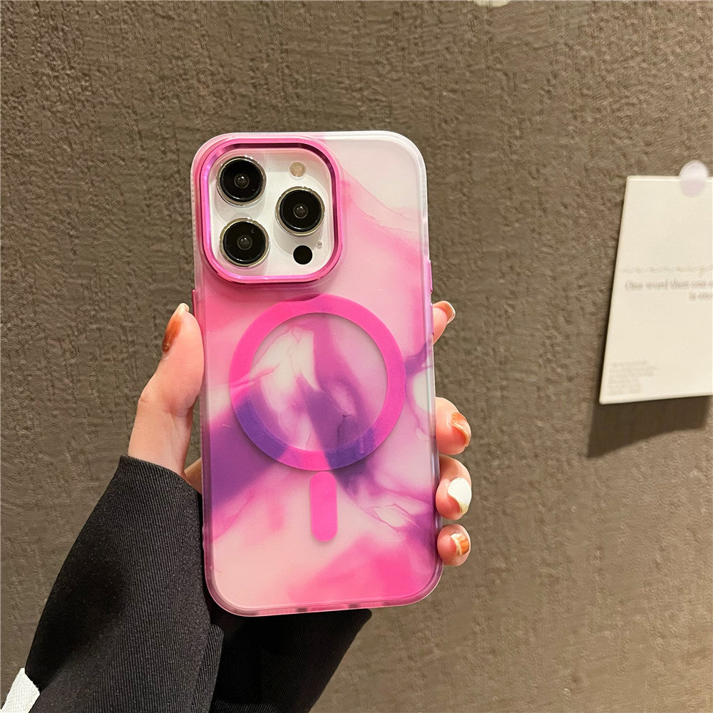 iPhone 15 Pro Ink Colorful Magnetic Phone Case