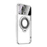 iPhone 15 Pro Max Regard Window Magnetic Suction Electroplating Integrated Bracket Phone Case