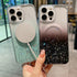 iPhone 15 Pro Luxury Sparkly Cover for , Clear Shockproof Silicone Bumper Case